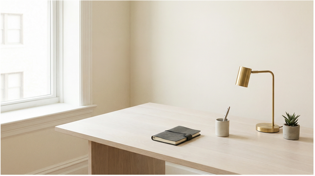 The Considered Desk: Why Your Workspace Deserves More Thought Than Your Calendar