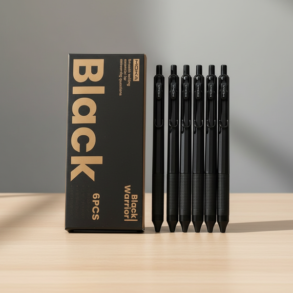 The FinePoint Gel Set
6 Retractable 0.5 mm Black Ink Pens