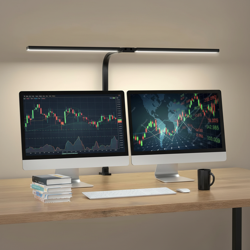 The Dual Head Architect Lamp
LED Clip On Desk Light with Adjustable Colour Temperature