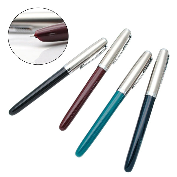 The Resin Fountain Pen
Silver Cap Edition with 0.38 mm Extra Fine Nib
