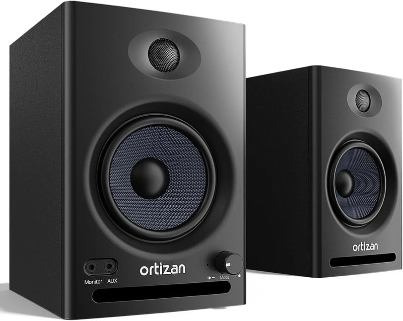 The Ortizan Active Bookshelf Speakers
Bluetooth 5.3 Studio Monitor System with USB DAC