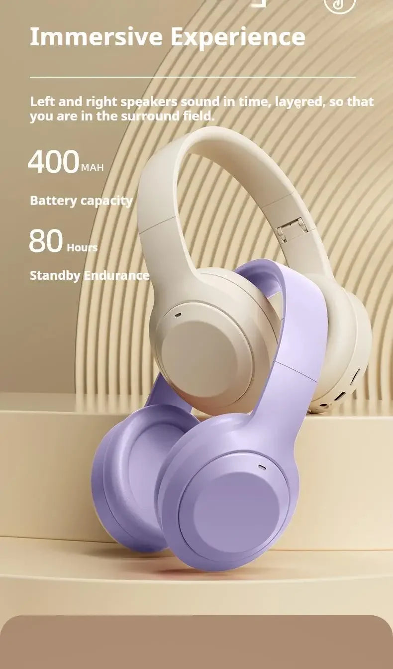 The M5 Wireless HiFi Headphones
Bluetooth 5.3 Over Ear Headset with TF & AUX Support