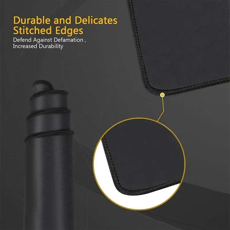 The Black Performance Desk Mat
Large Gaming & Office Mouse Pad
