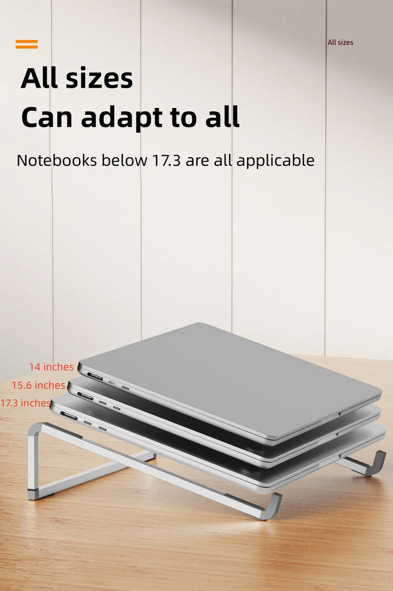 The Essential Aluminum Stand
Adjustable & Foldable Ergonomic Laptop Riser