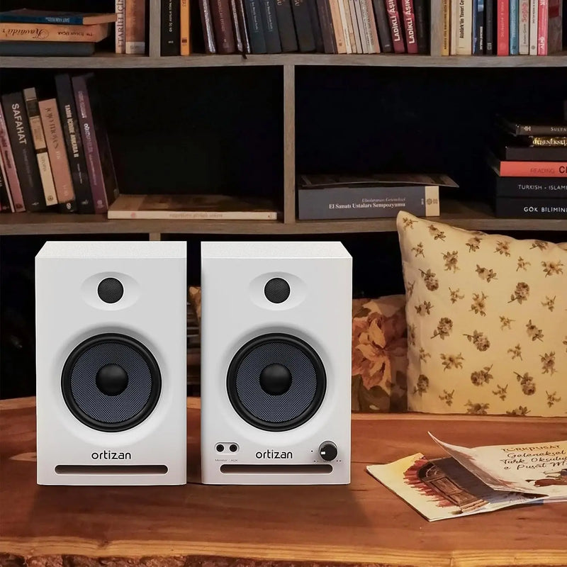 The Ortizan Active Bookshelf Speakers
Bluetooth 5.3 Studio Monitor System with USB DAC