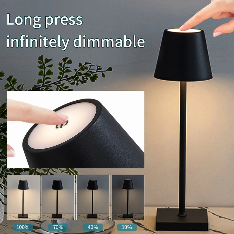 The Rechargeable LED Table Lamp
Wireless Touch Control Ambient Desk Light