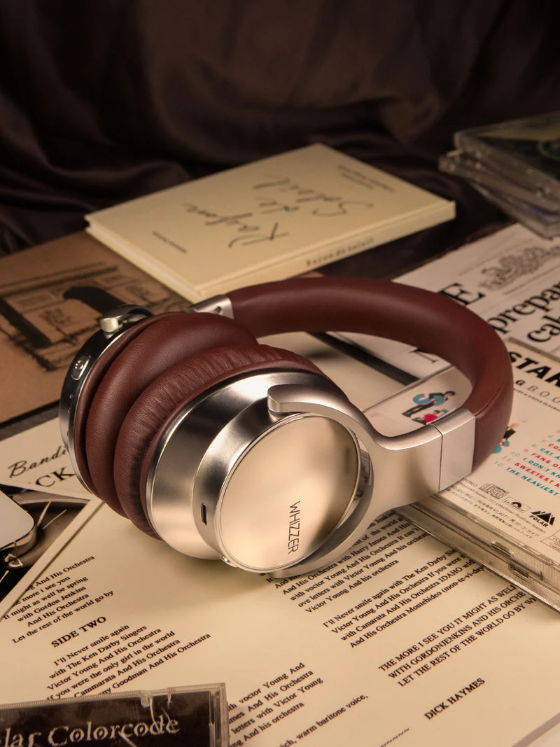The Whizzer W1S ANC Headphones
Bluetooth 5.3 Hi Res Dual Mode Headset
