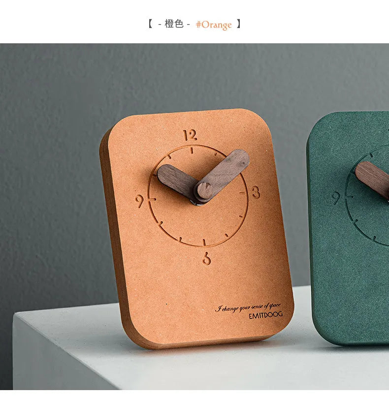 The Executive Timepiece
Minimal Analog Desk Clock with Silent Sweep Movement