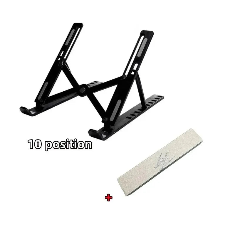 The Precision Aluminum Stand
10-Level Adjustable Foldable Laptop Riser