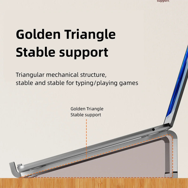 The Essential Aluminum Stand
Adjustable & Foldable Ergonomic Laptop Riser