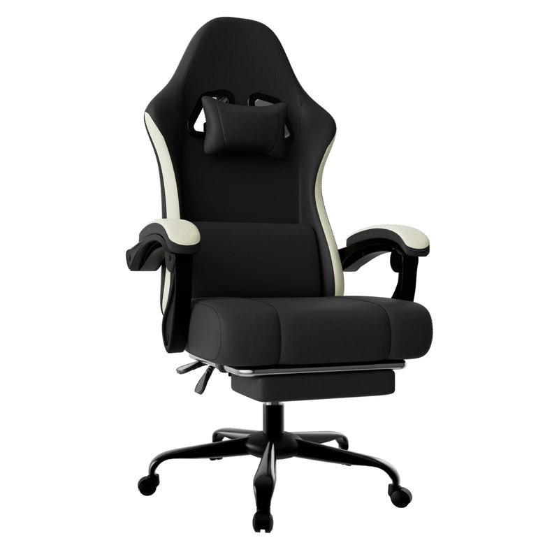 The Dynamic Support Chair
Ergonomic Gaming & Office Chair with Spring Cushion and Footrest