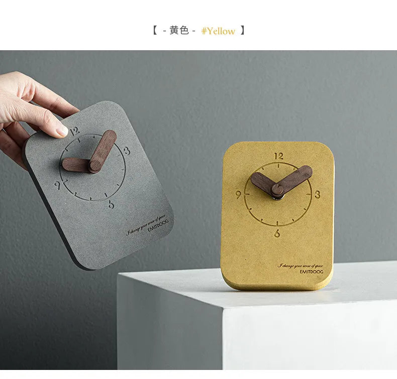 The Executive Timepiece
Minimal Analog Desk Clock with Silent Sweep Movement