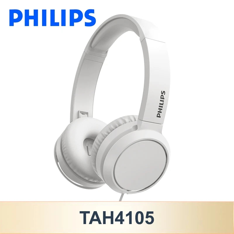 The Philips TAH4105 Wired Headphones
HiFi Stereo Headset with Integrated Microphone