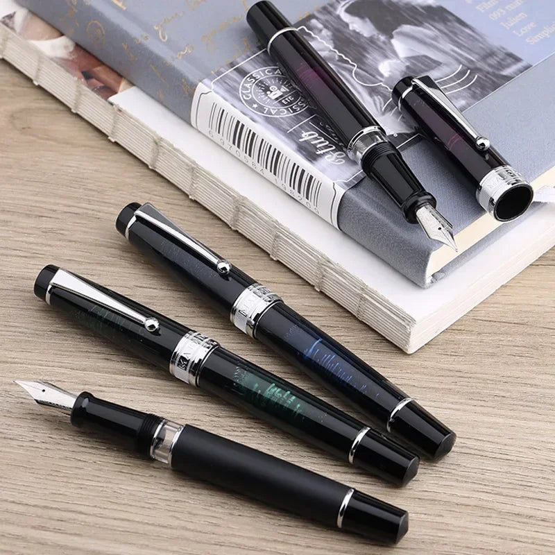 The Majohn T5 Piston Fountain Pen
Large Capacity Iridium Nib Writing Instrument