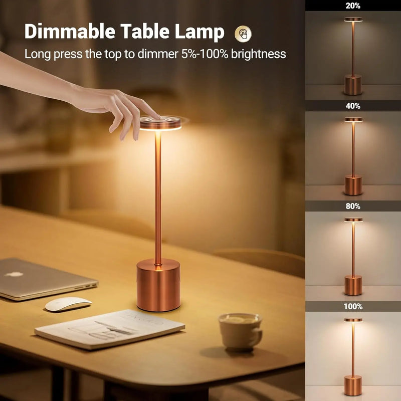 The Ambient Pro LED Lamp
USB Rechargeable Wireless Table Light