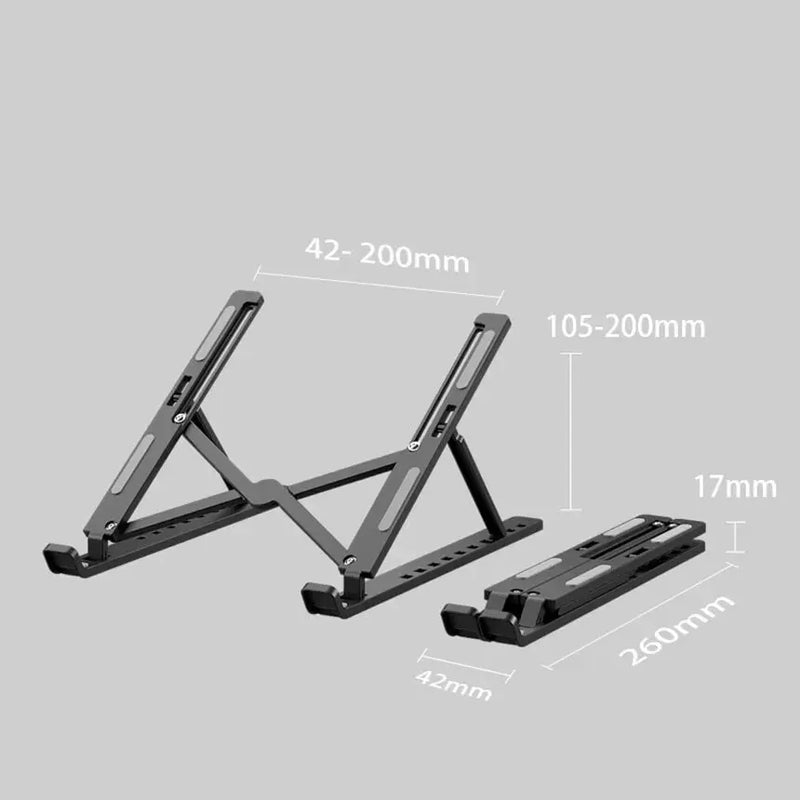 The Precision Aluminum Stand
10-Level Adjustable Foldable Laptop Riser