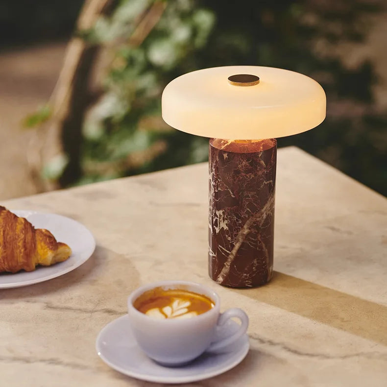 The Marble Edition Portable Lamp
Rechargeable Minimalist Ambient Table Light
