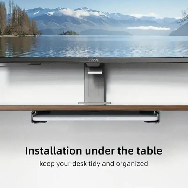 The Hidden Dock
Under-Desk Laptop Mount with Protective Silicone Lining