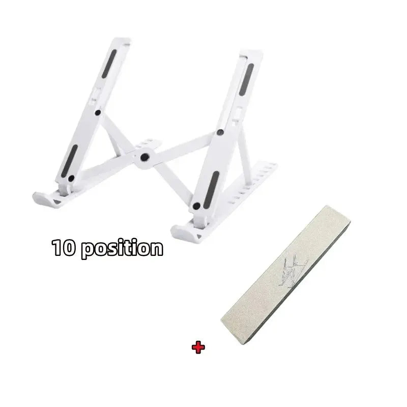 The Precision Aluminum Stand
10-Level Adjustable Foldable Laptop Riser