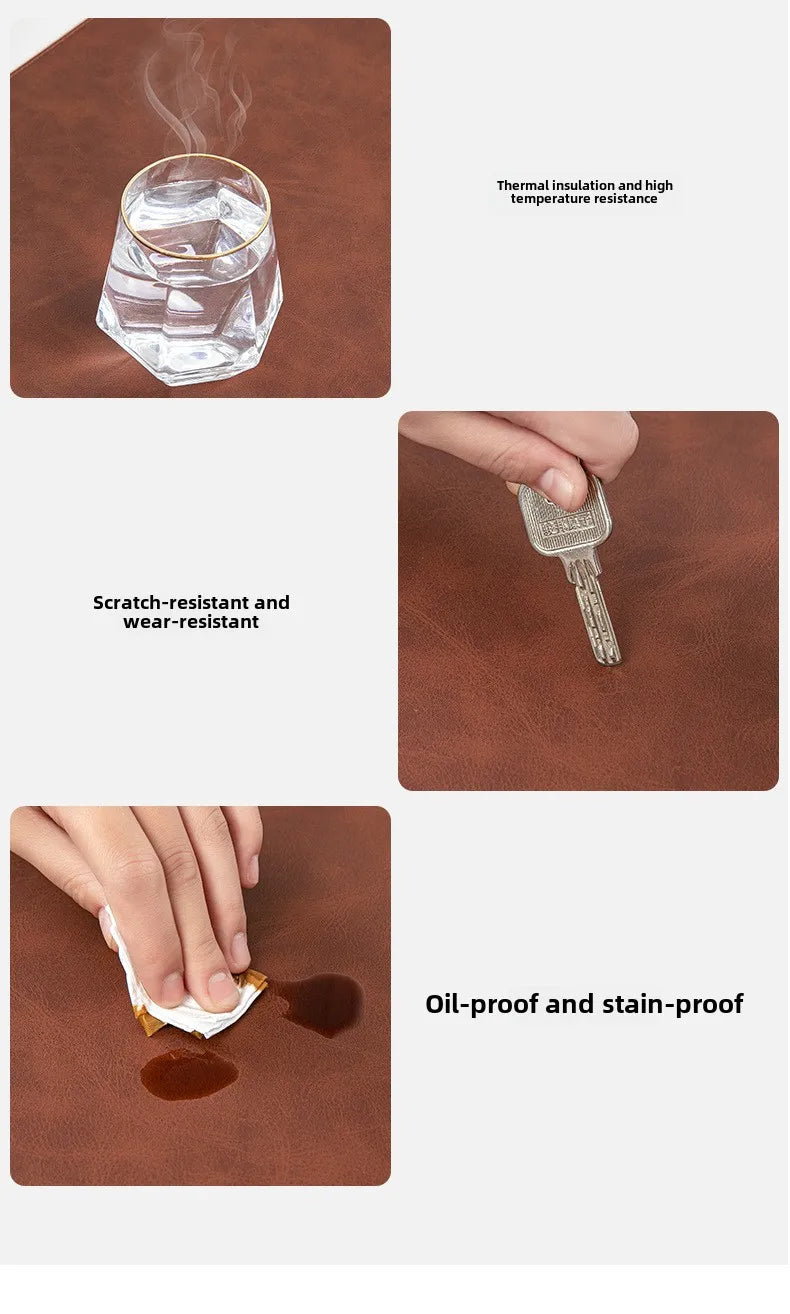 The Executive Desk Pad
Waterproof PU Leather Desk Mat with Non Slip Base
