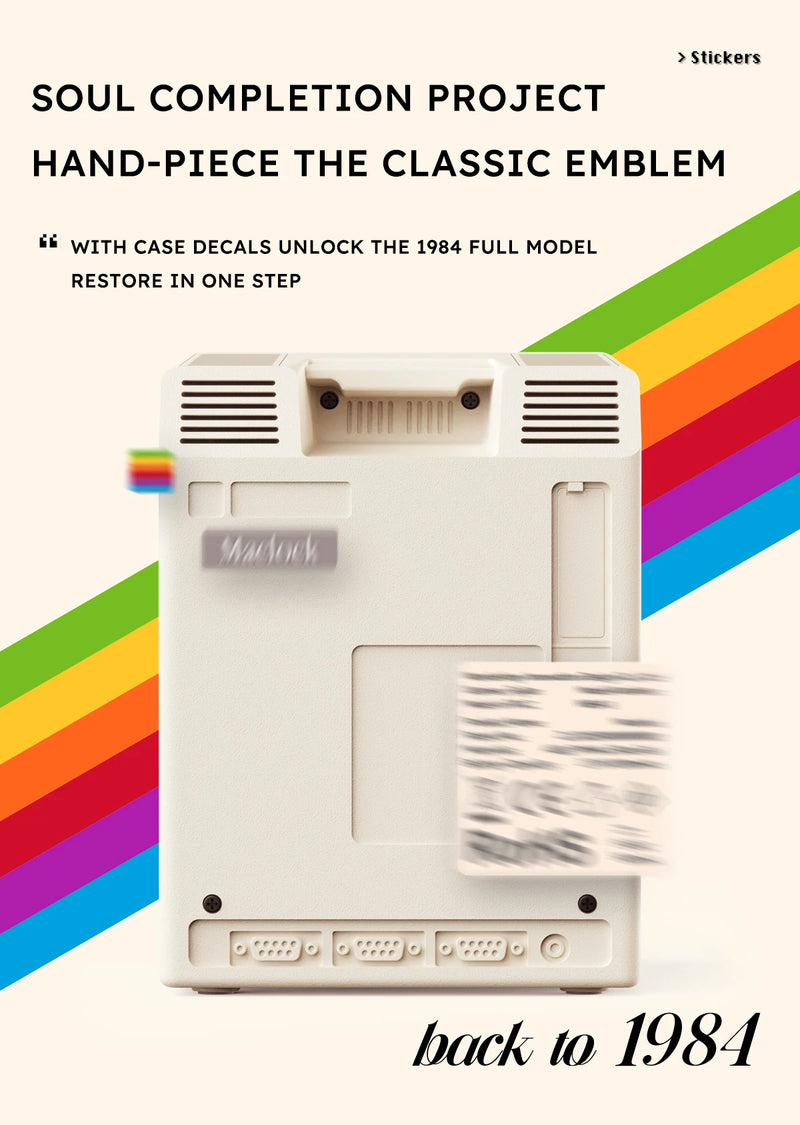The Mac Retro Digital Clock
60 Hour Standby Alarm Clock with Creative Display