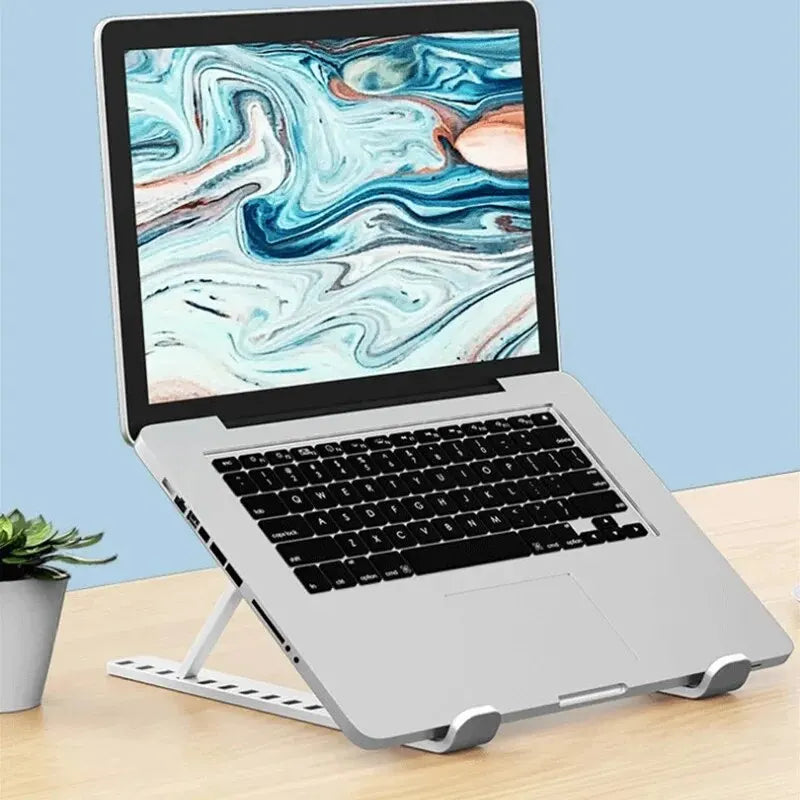 The Precision Aluminum Stand
10-Level Adjustable Foldable Laptop Riser