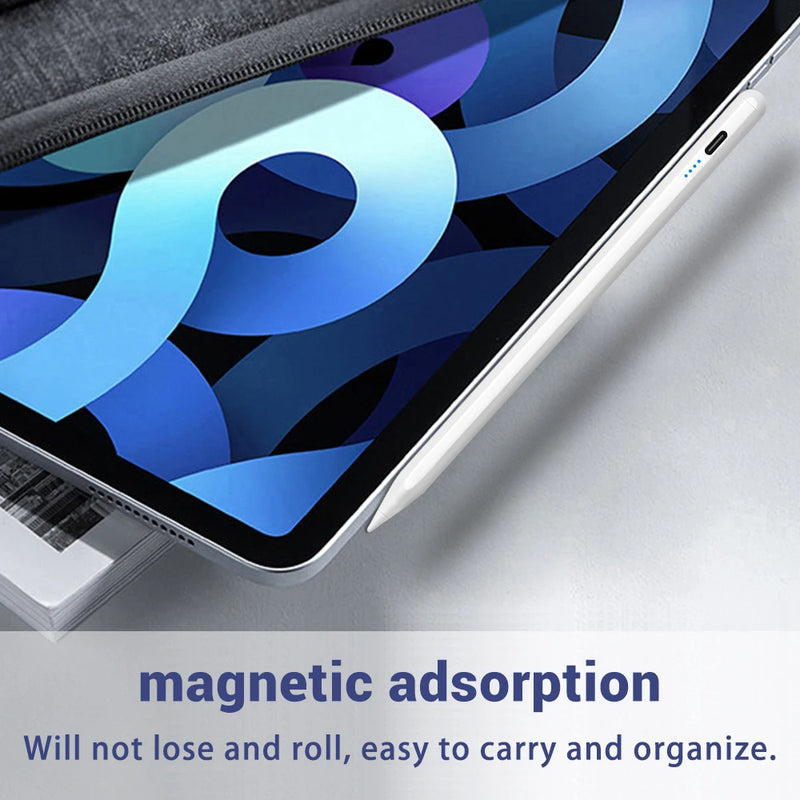The iPad Precision Stylus
Palm Rejection Pen with Power Display