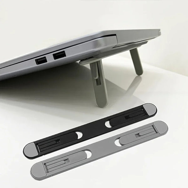 The Adaptive Executive Stand Adjustable & Foldable Laptop Stand with Integrated Keyboard and Tablet Holder