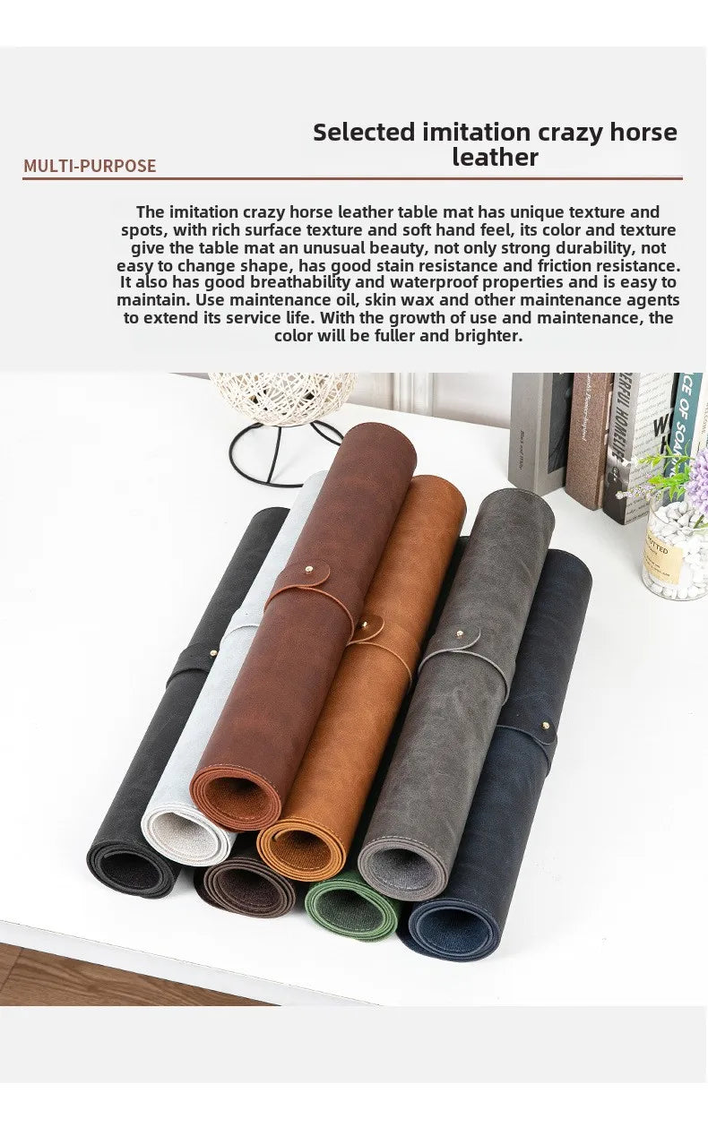 The Executive Desk Pad
Waterproof PU Leather Desk Mat with Non Slip Base