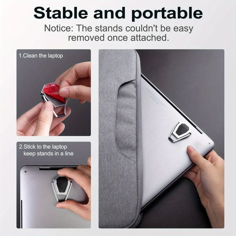 The Invisible Executive Stand
Ultra Lightweight Foldable Laptop Riser for 25–46 cm Devices