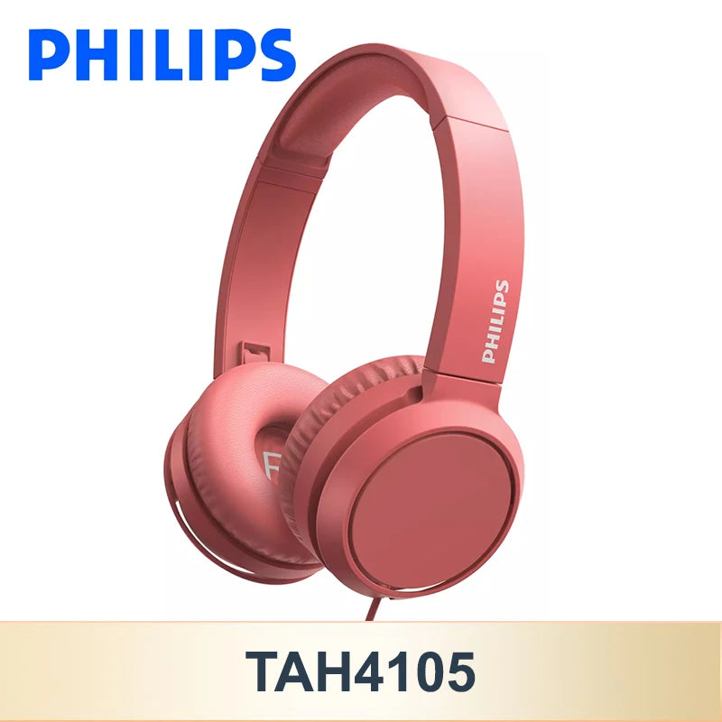 The Philips TAH4105 Wired Headphones
HiFi Stereo Headset with Integrated Microphone