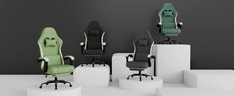 The Dynamic Support Chair
Ergonomic Gaming & Office Chair with Spring Cushion and Footrest