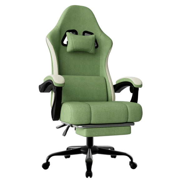 The Dynamic Support Chair
Ergonomic Gaming & Office Chair with Spring Cushion and Footrest