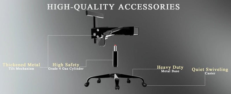 The Dynamic Support Chair
Ergonomic Gaming & Office Chair with Spring Cushion and Footrest