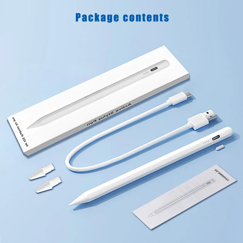 The iPad Precision Stylus
Palm Rejection Pen with Power Display
