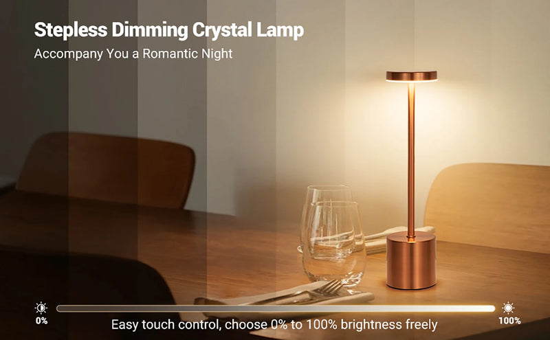The Ambient Pro LED Lamp
USB Rechargeable Wireless Table Light