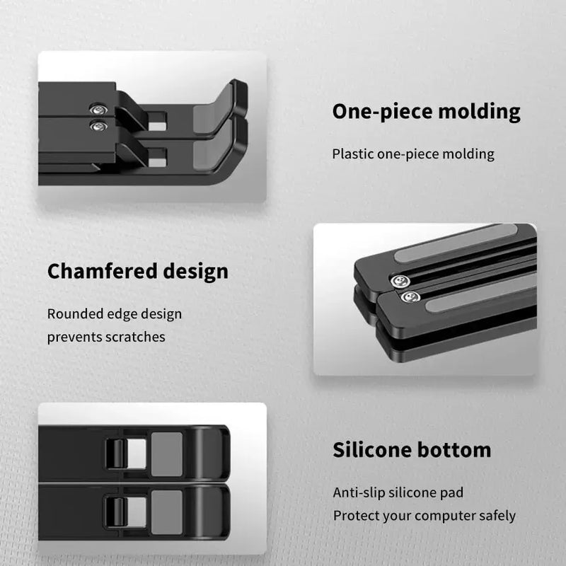 The Precision Aluminum Stand
10-Level Adjustable Foldable Laptop Riser