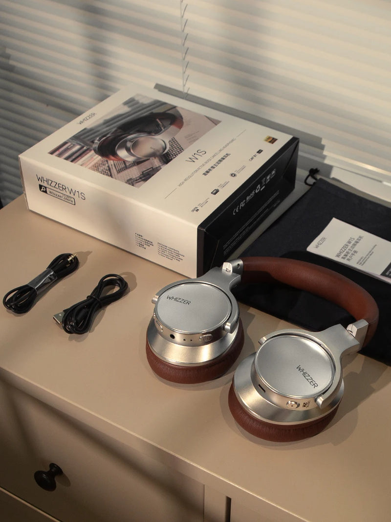 The Whizzer W1S ANC Headphones
Bluetooth 5.3 Hi Res Dual Mode Headset