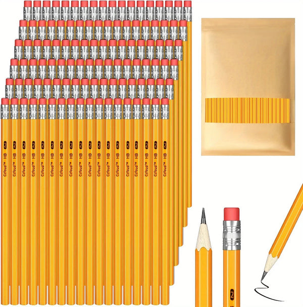 HB Wooden Sketch Pencil Set
Available in 30, 50, or 100 Piece Packs