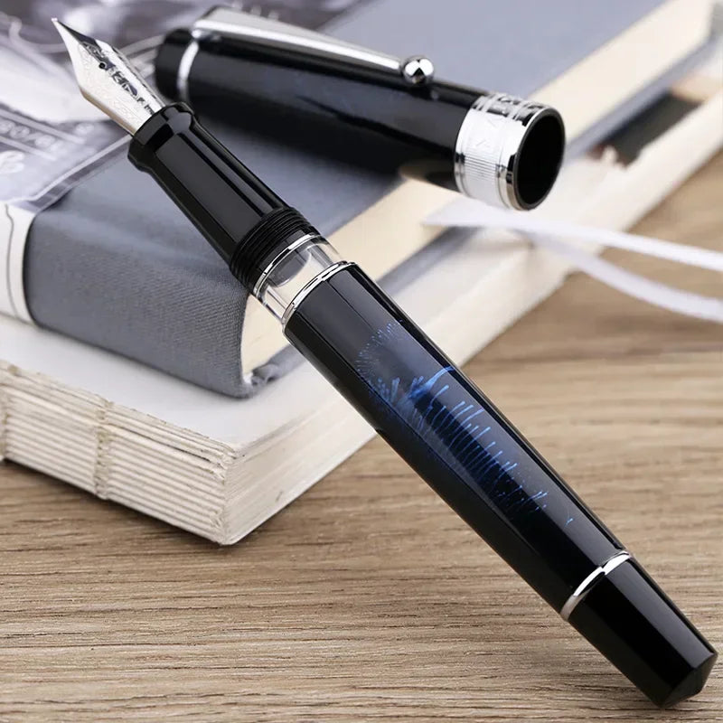 The Majohn T5 Piston Fountain Pen
Large Capacity Iridium Nib Writing Instrument