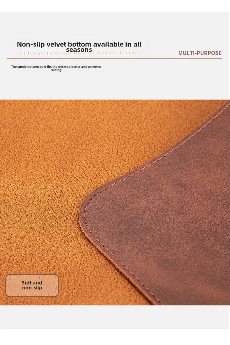 The Executive Desk Pad
Waterproof PU Leather Desk Mat with Non Slip Base