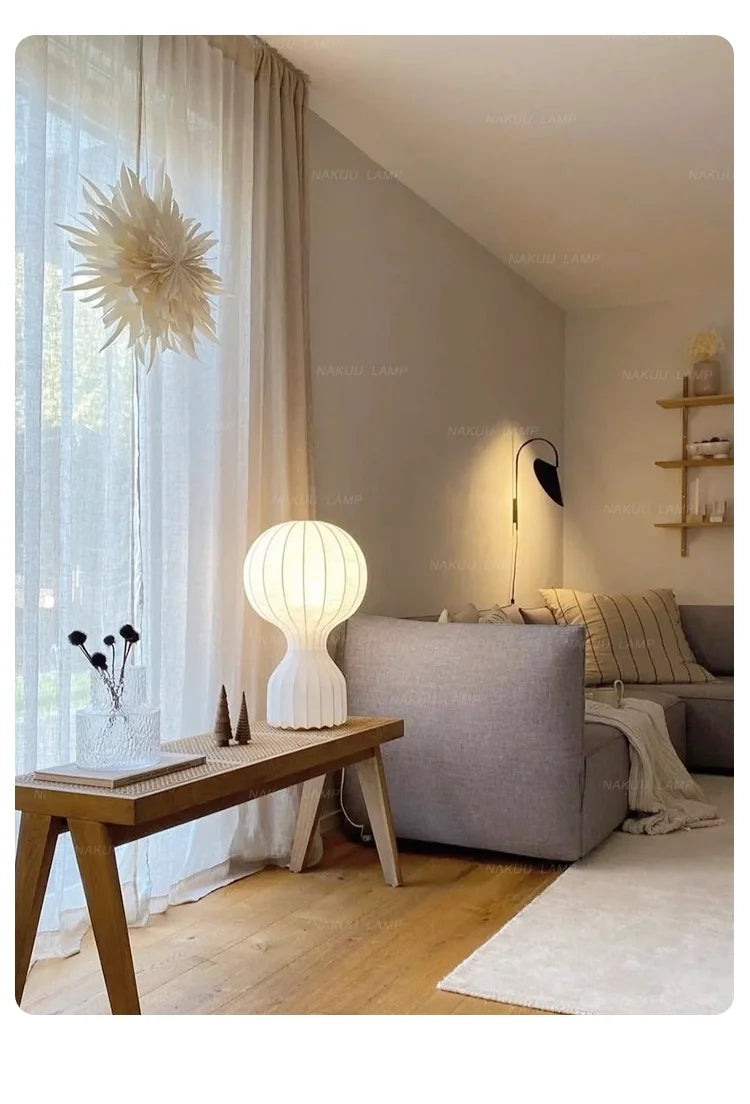 The Silk Atelier Lamp
Designer Table Lamp with Japanese Inspired Shade