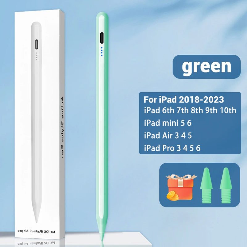 The iPad Precision Stylus
Palm Rejection Pen with Power Display