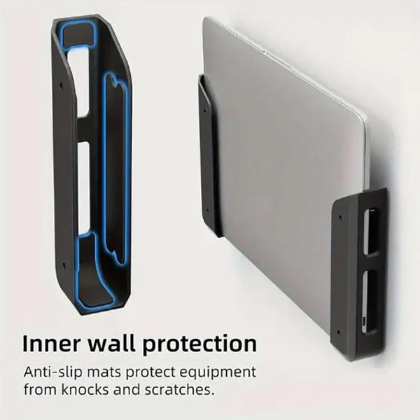 The Hidden Dock
Under-Desk Laptop Mount with Protective Silicone Lining