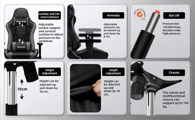 The Performance Ergonomic Chair
Adjustable Office & Gaming Recliner with Lumbar Support