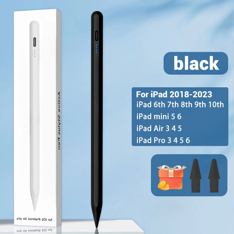 The iPad Precision Stylus
Palm Rejection Pen with Power Display