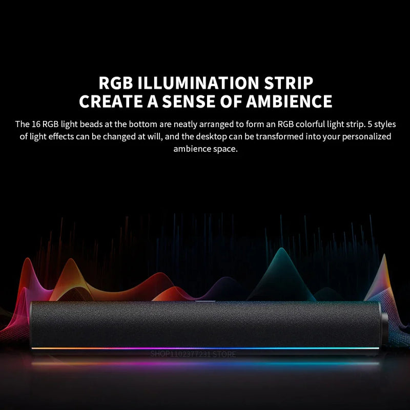 The Xiaomi RGB Stereo Speaker
Dual Channel Desktop Speaker with Integrated Lighting