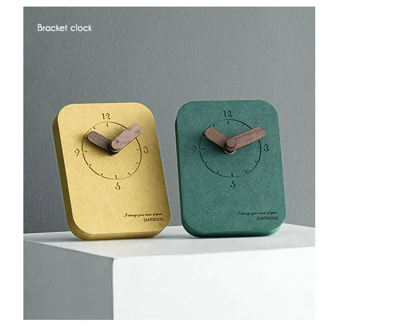 The Executive Timepiece
Minimal Analog Desk Clock with Silent Sweep Movement