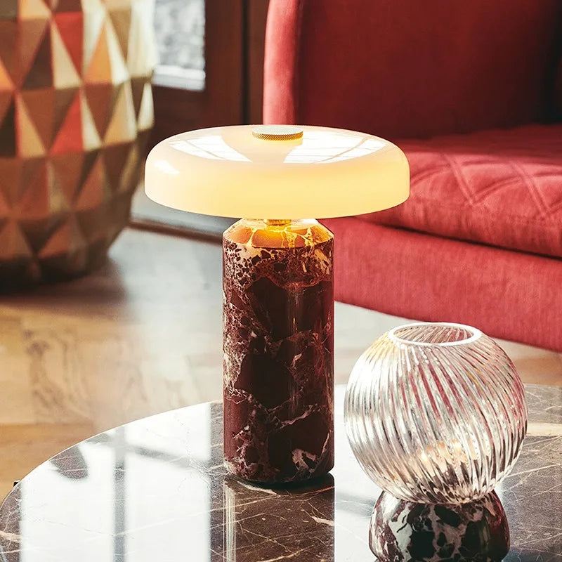 The Marble Edition Portable Lamp
Rechargeable Minimalist Ambient Table Light