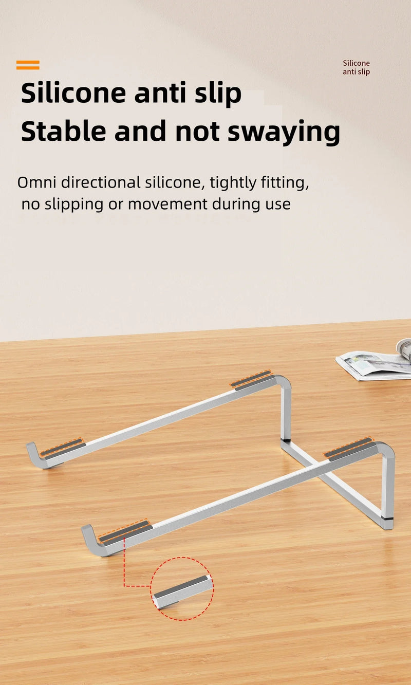 The Essential Aluminum Stand
Adjustable & Foldable Ergonomic Laptop Riser